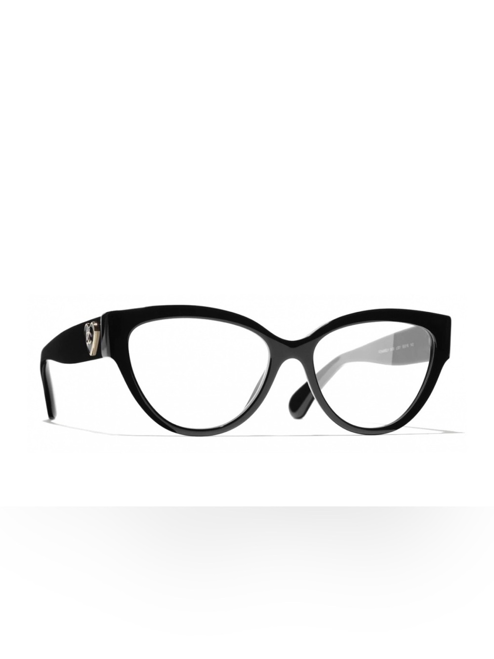 ChaneI  Cat Eye Clear Optical /Blue Light Protection /Rx Frames Heart Logo